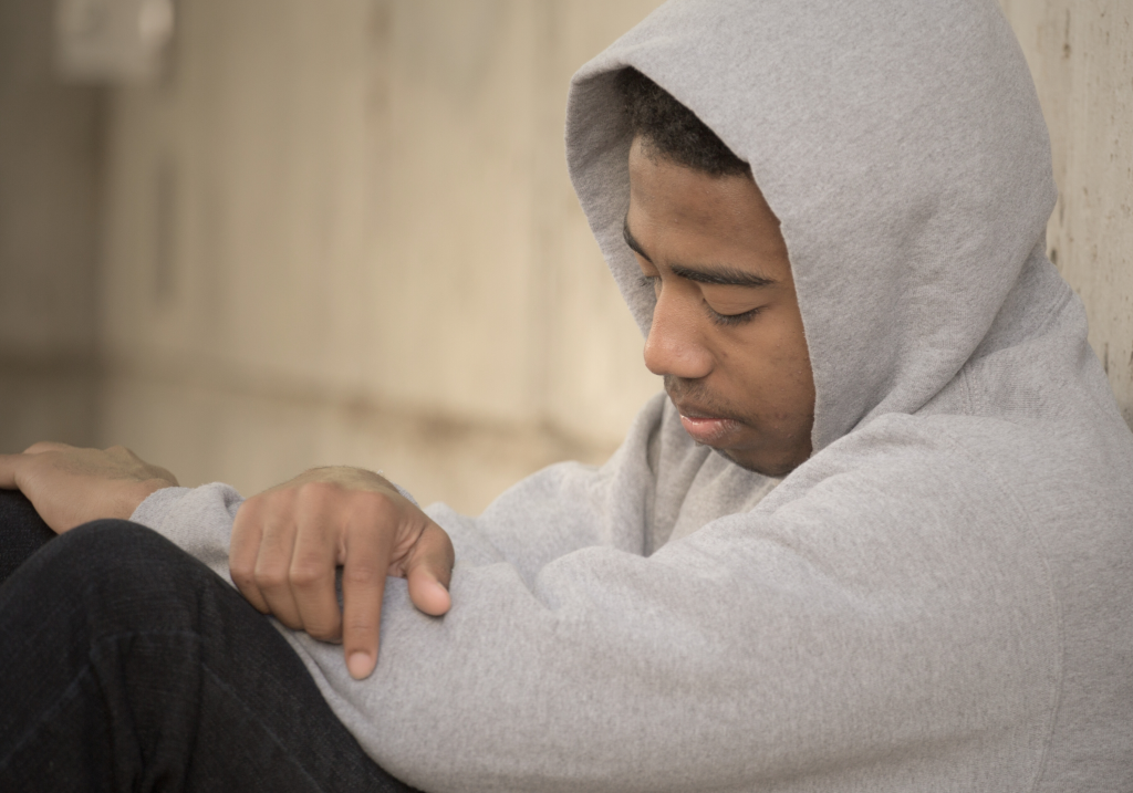 homeless young adult